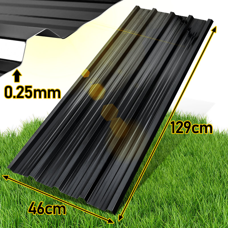 Sonnewelt trapezoidal sheet metal roof sheet profile sheet galvanized 12x