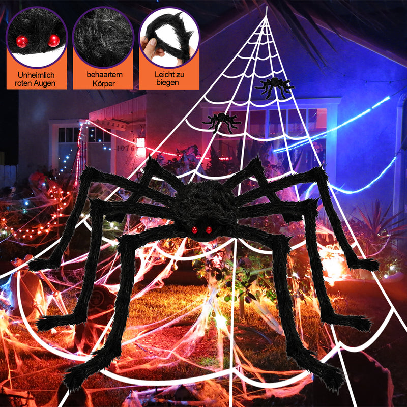 Sonnewelt spider web decoration Halloween decoration 5m/7m