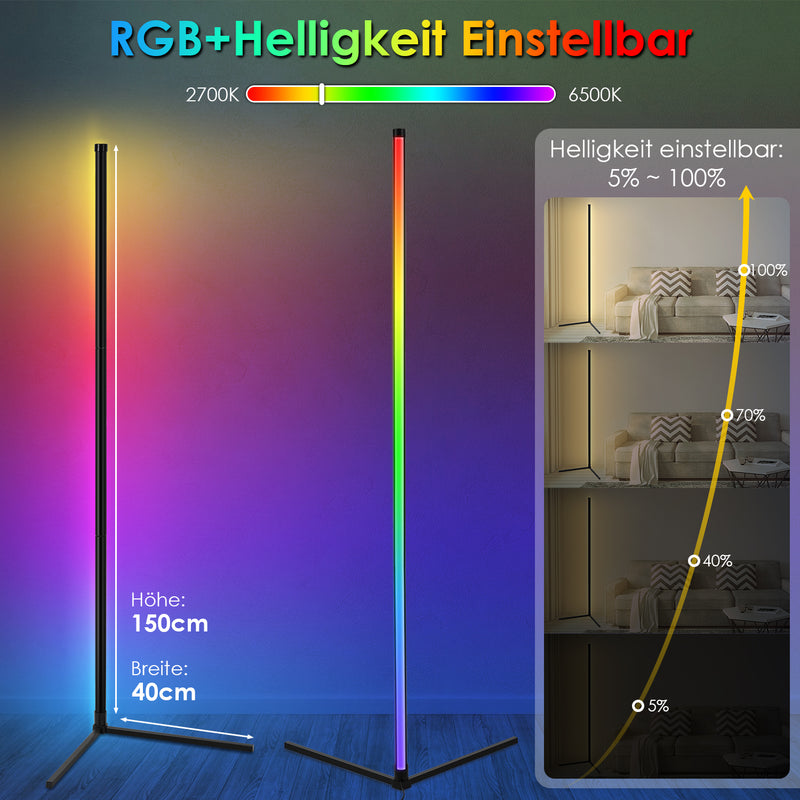 Sonnewelt LED floor lamp dimmable RGB 7W