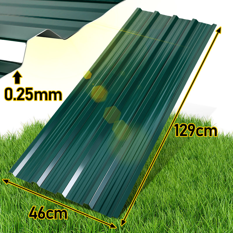 Sonnewelt trapezoidal sheet metal roof sheet profile sheet galvanized 12x