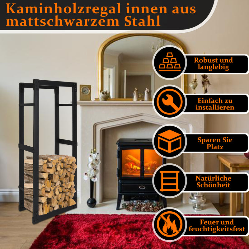 Sonnewelt Kaminholzregal Brennholzregal 8 Größen