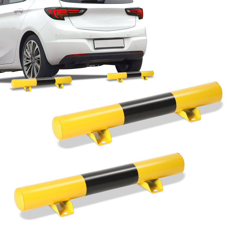 Sonnewelt 2X Radstopper aus Stahl Garagenstopper 60cm