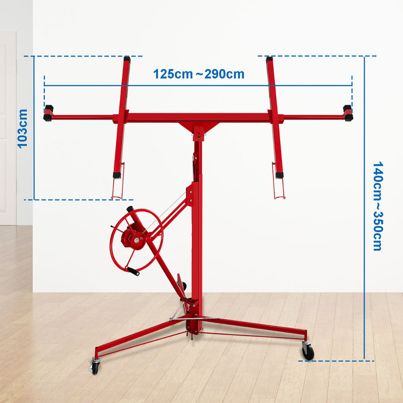 Sonnewelt plate lifter 68 kg load capacity foldable height adjustable 140 cm -350 cm