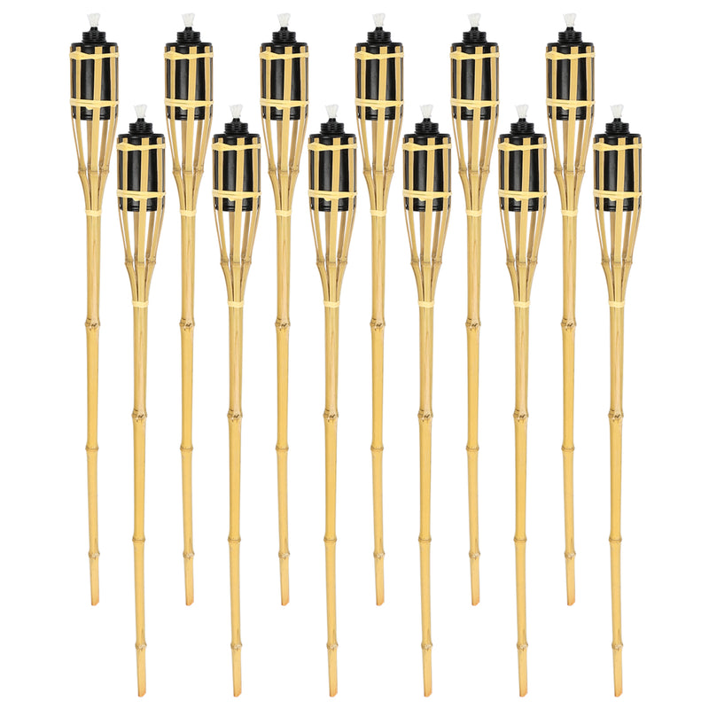 Sonnewelt set of 10 garden torches with wick