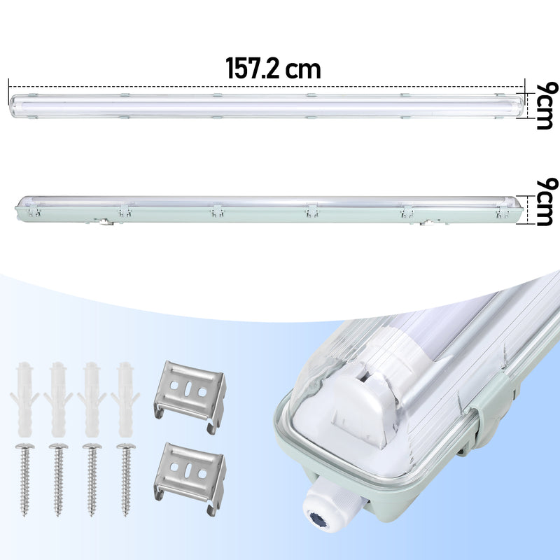 Sonnewelt LED damp-proof light 24W cold white 150cm T8