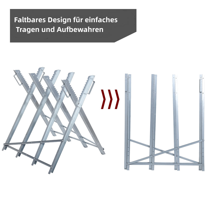 Sonnewelt Sägebock Metall verzinkt Max. Belastung 150 kg