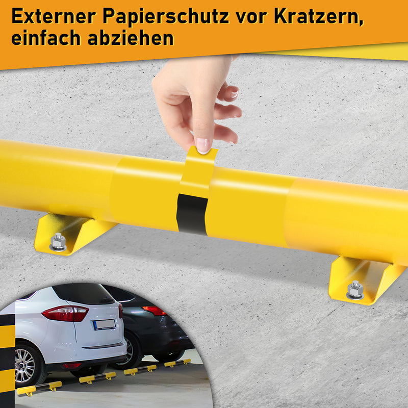 Sonnewelt 2X Radstopper aus Stahl Garagenstopper 60cm