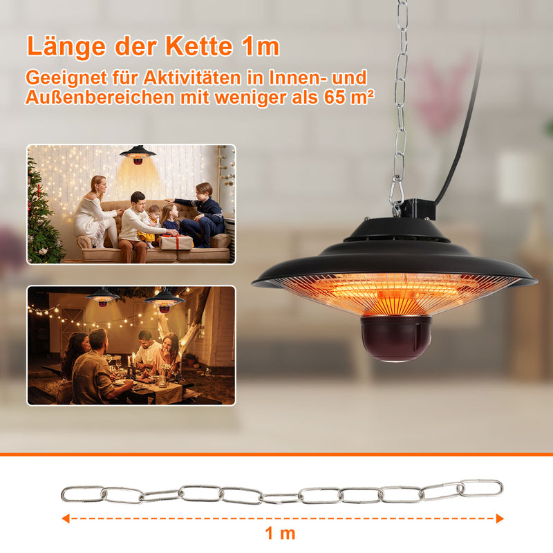 Sonnewelt Infrared Heater 2000W Ceiling Heater