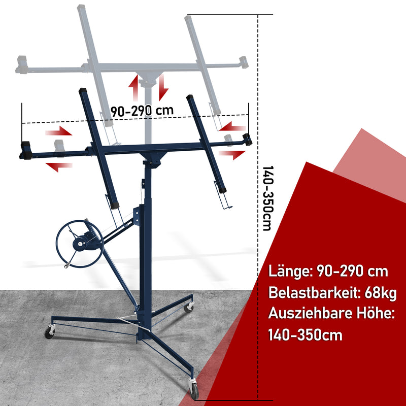 Sonnewelt Plattenheber Montierhilfe Plattenlift XXL