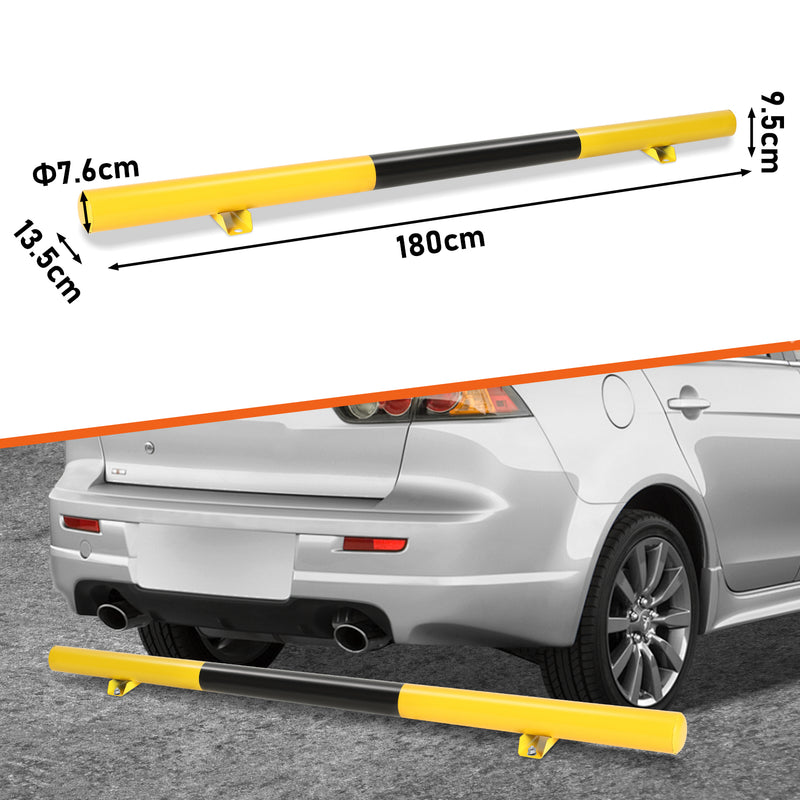 Sonnewelt Radstopper aus Stahl Garagenstopper 180cm